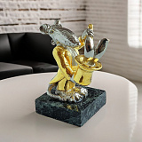 Новогодняя статуэтка "Крыса - фокусник"