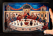 Икона авторская "Тайная вечеря" Дерево